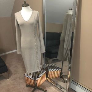 Gold dressy dress